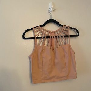 Blush Pink‎ Crop Top